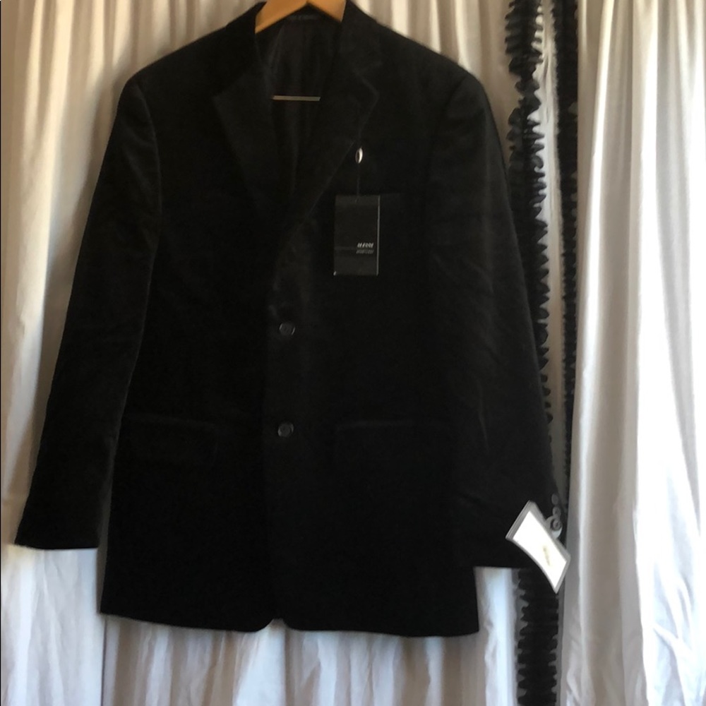 Alfani Mens Sportcoat Black-  38R